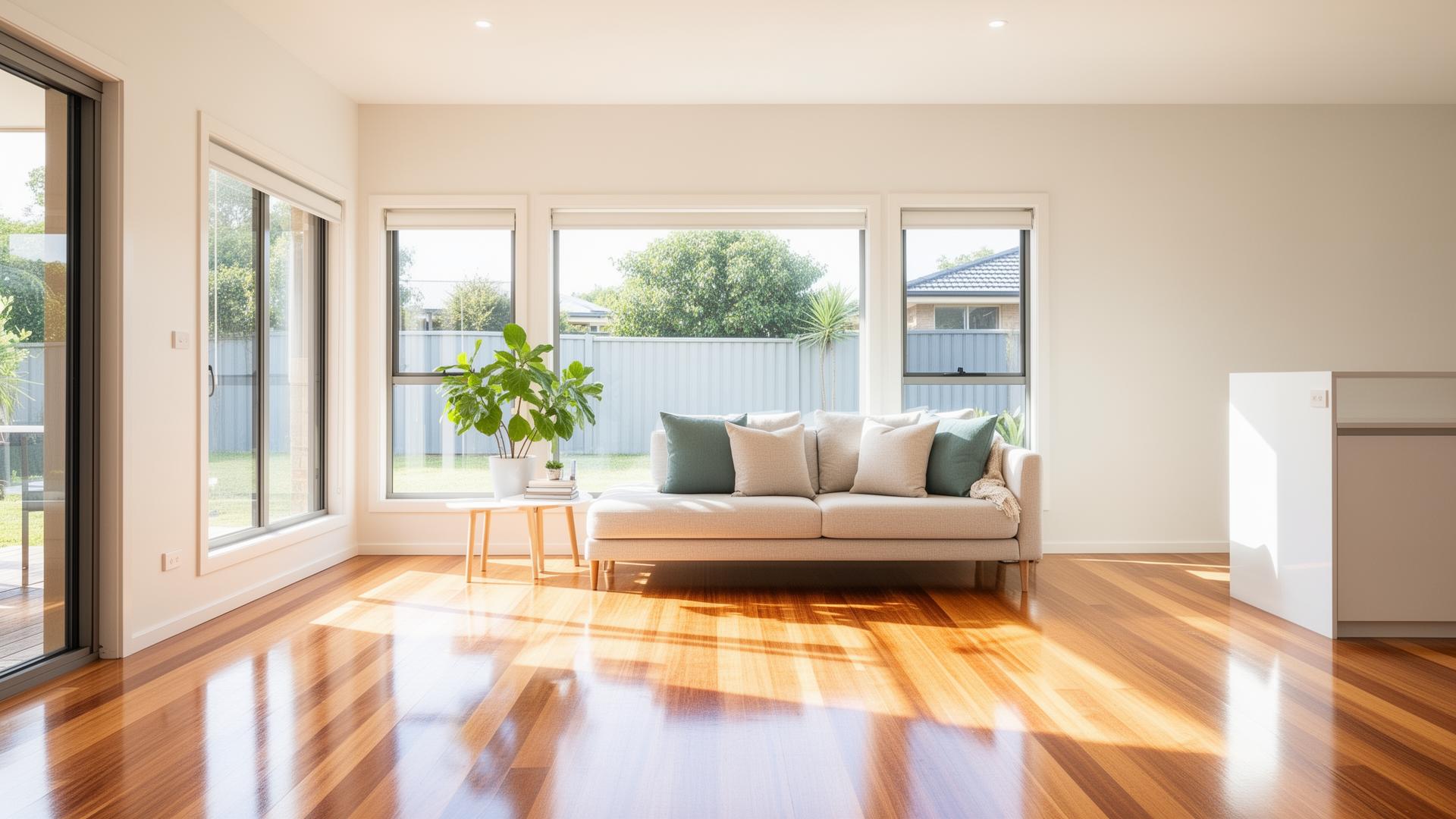 Bright, freshly cleaned Sydney home interior